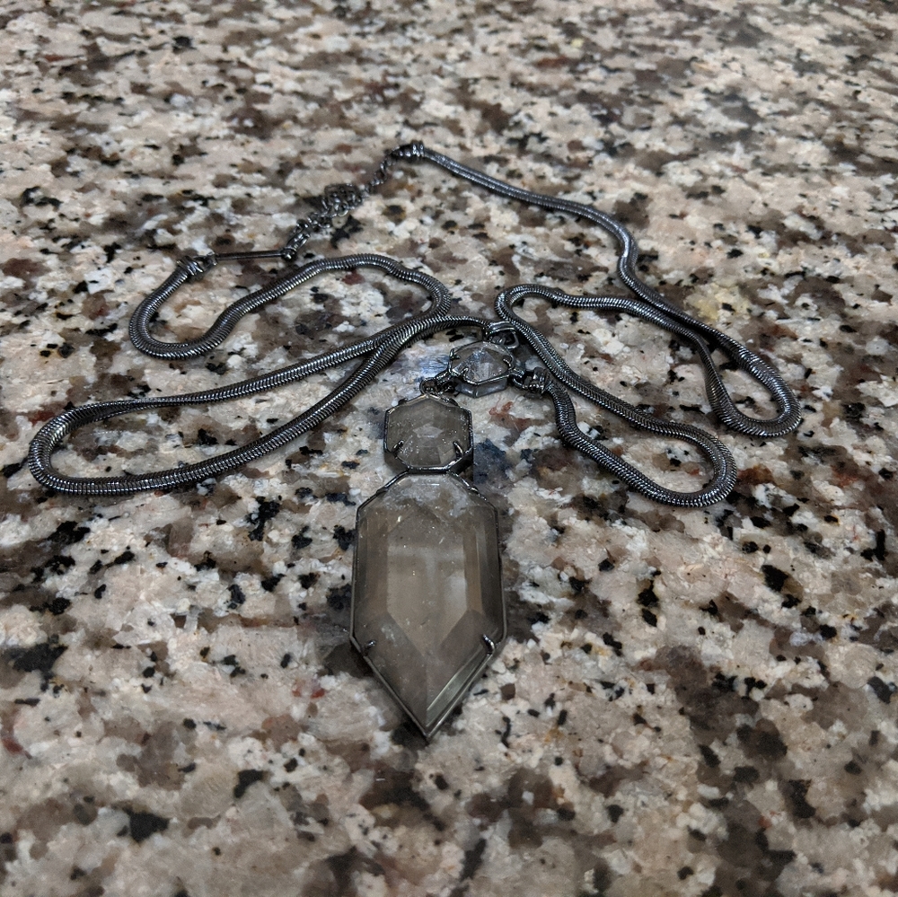 Gunmetal necklace